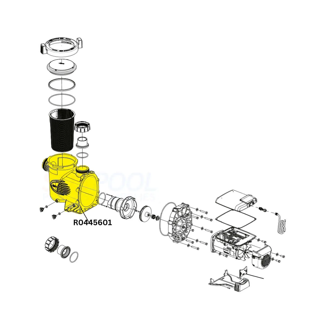Jandy Pump Body For ePump and Stealth Pumps | R0445601