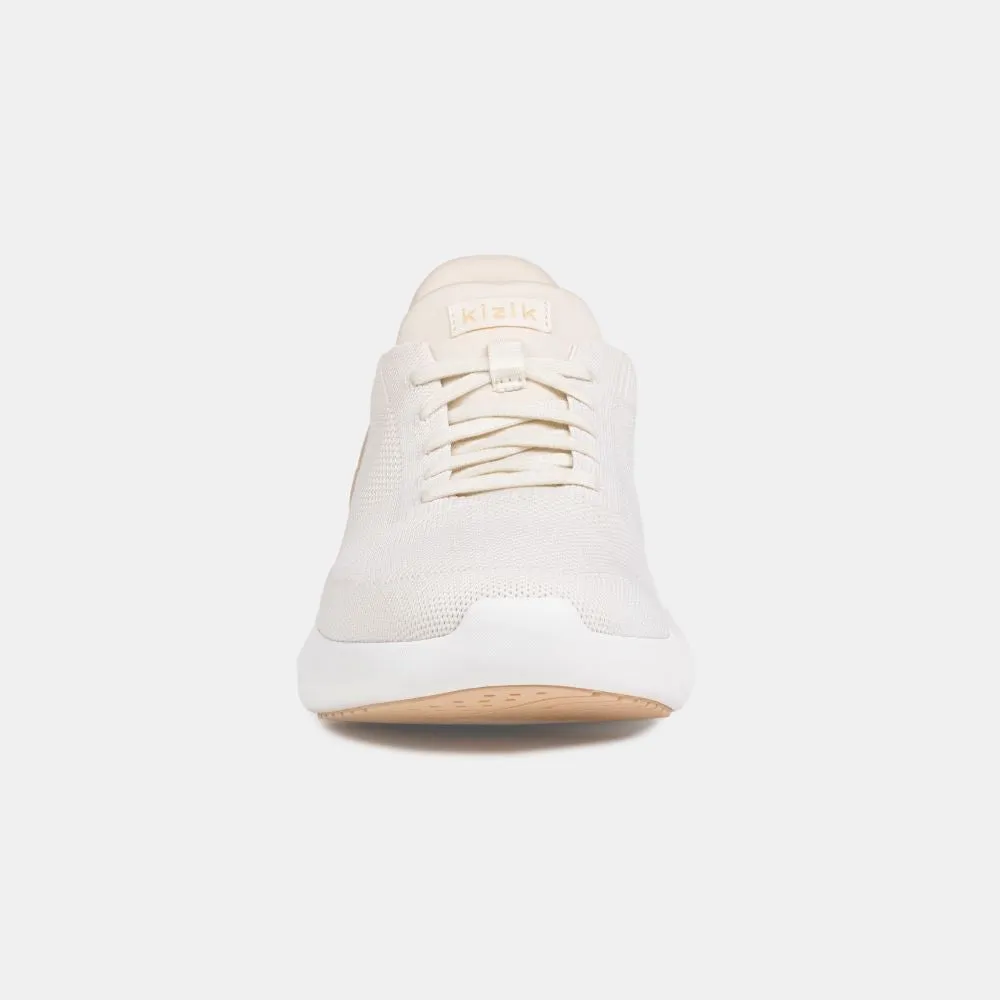 'KIZIK' Unisex Athens Sneaker - White / Creme