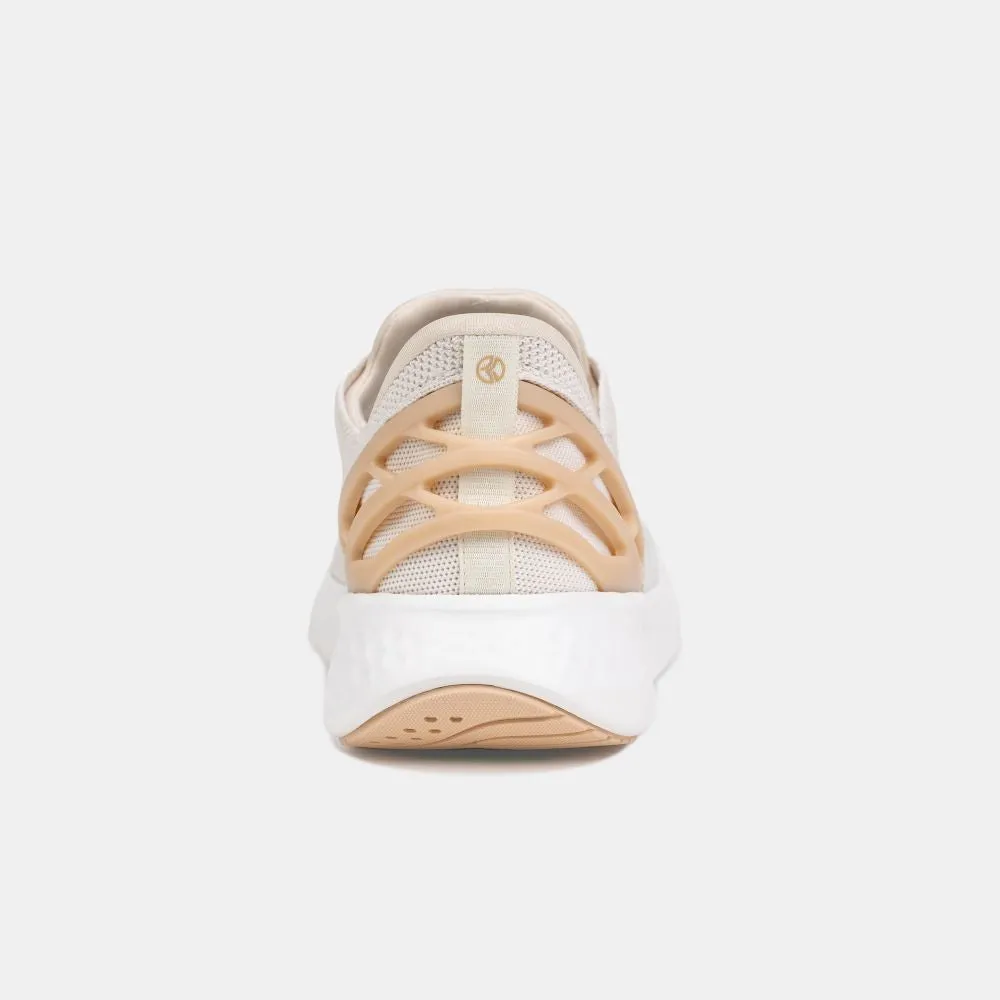 'KIZIK' Unisex Athens Sneaker - White / Creme