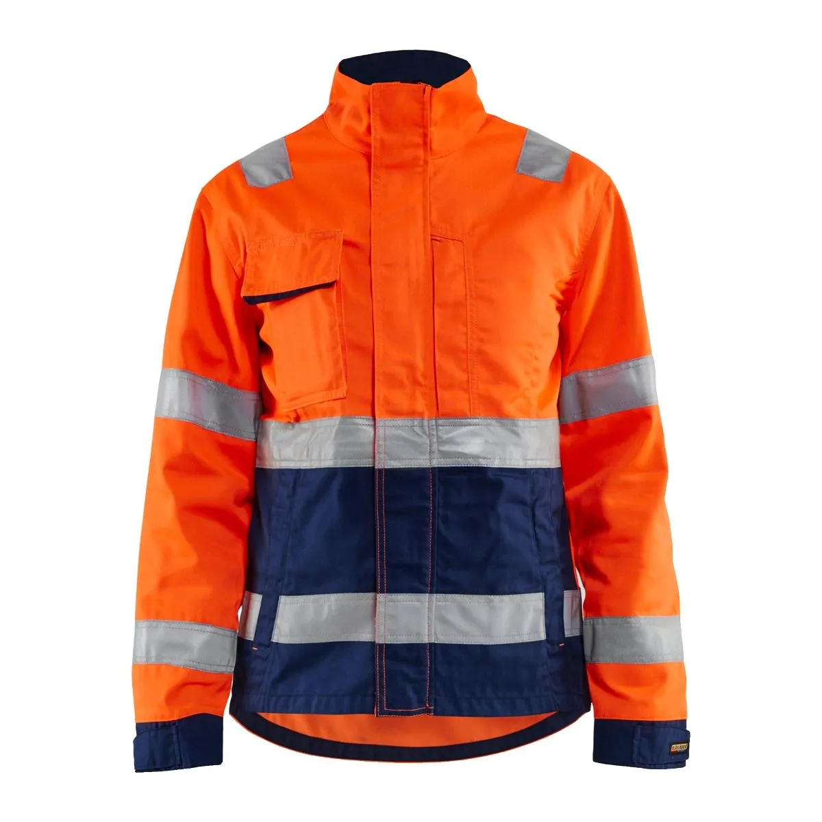 Ladies&#x20;High&#x20;Vis&#x20;Jacket&#x20;4903&#x20;High&#x20;Vis&#x20;Geel&#x2F;Marineblauw&#x20;-&#x20;Bl&#xE5;kl&#xE4;der