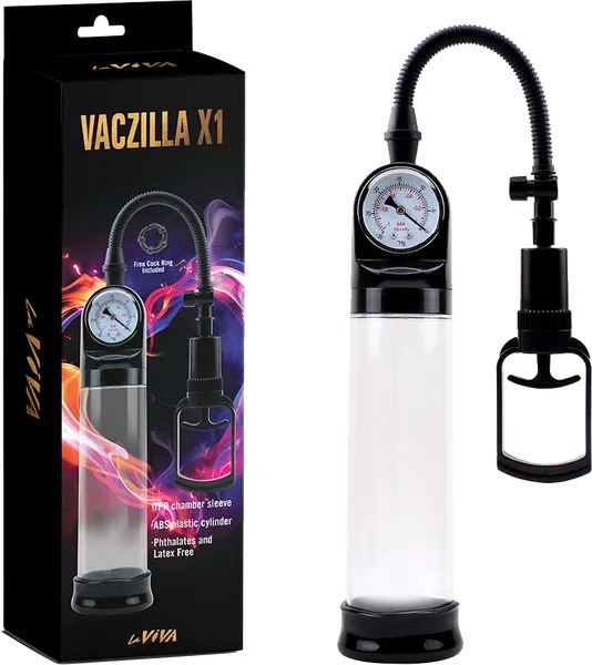 LaViva Vaczilla X1 TPR Chamber Sleeve Penis Pump