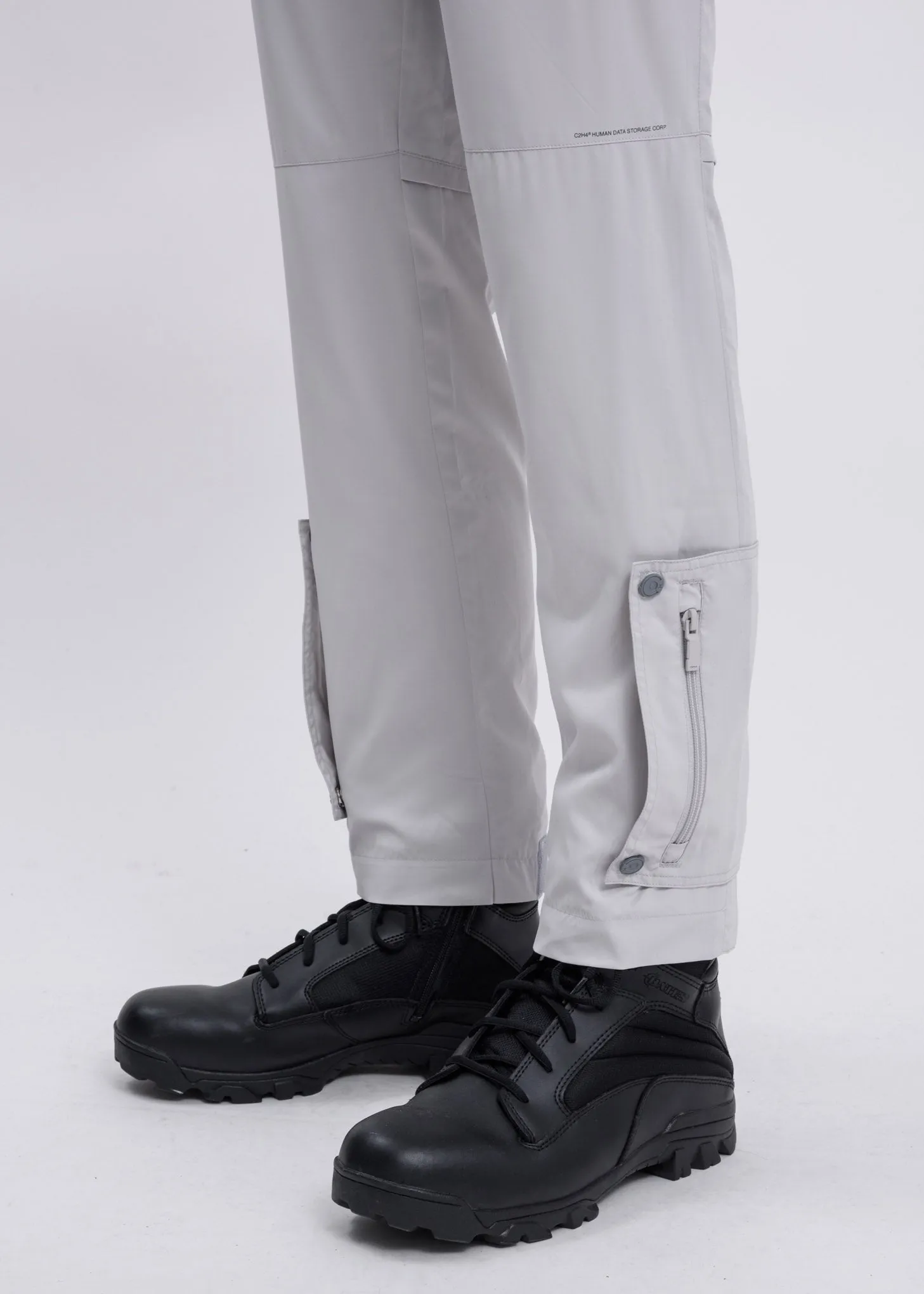 Light Grey Side Pockets Track Pants