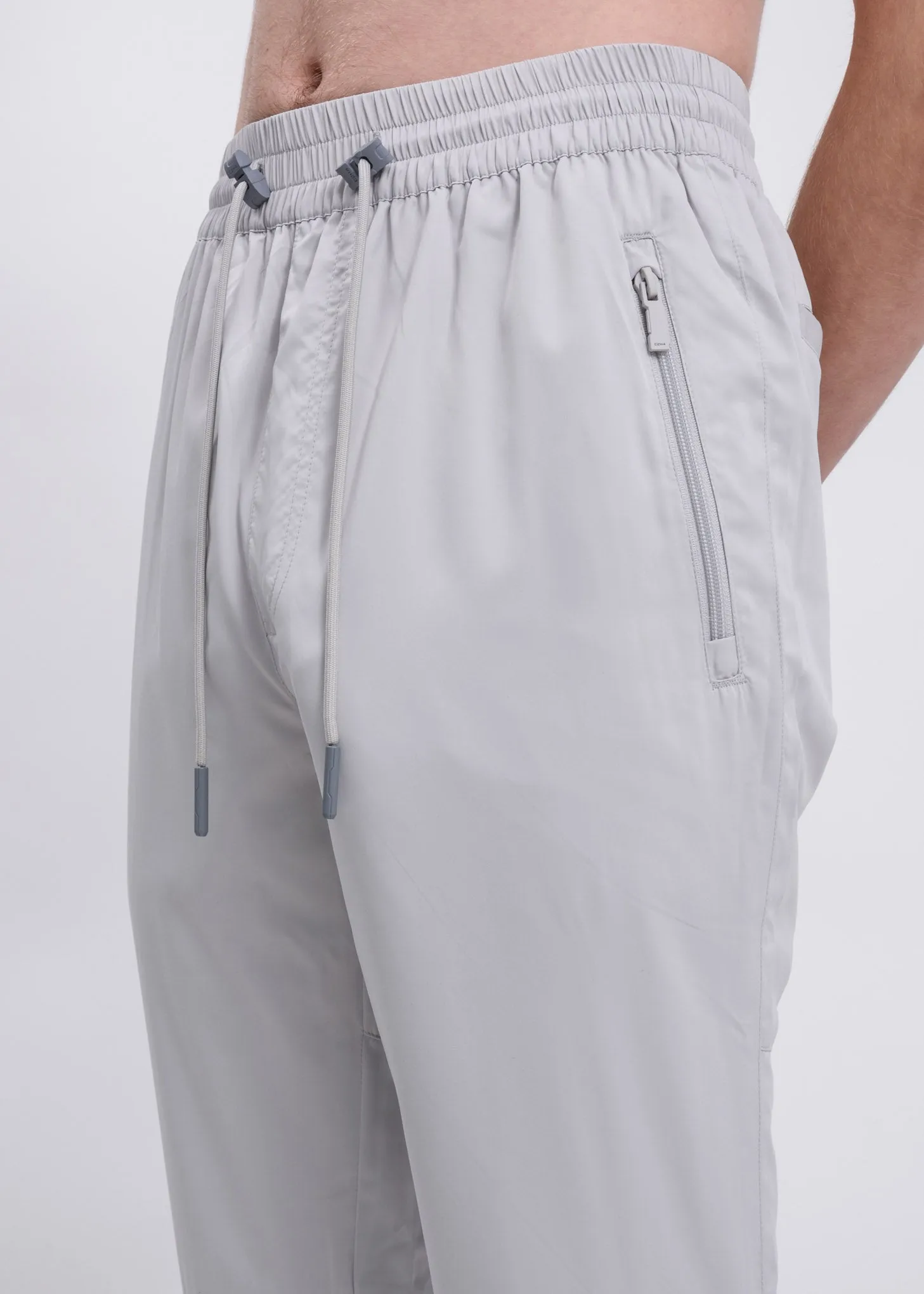 Light Grey Side Pockets Track Pants