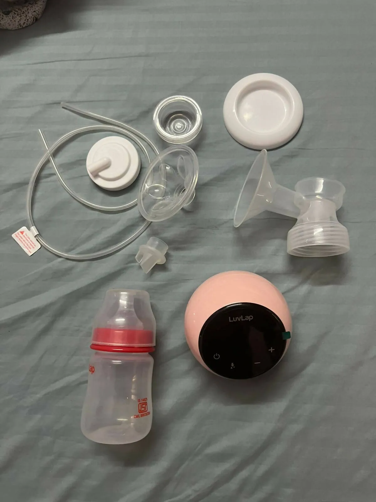 LUVLAP Adore Electric Breast Pump with 2 Phase Pumping, Digital Touch Screen, Smart Memory, Dual Power Mode