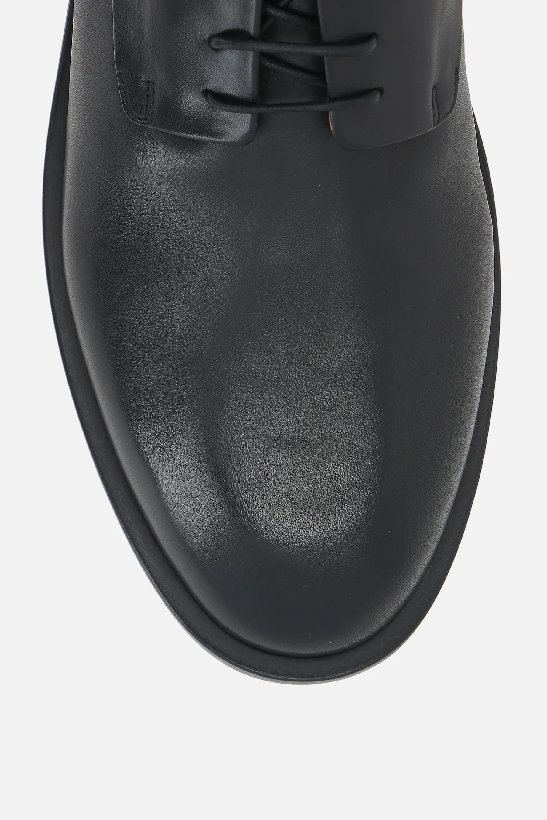 Mando smooth leather derby shoes