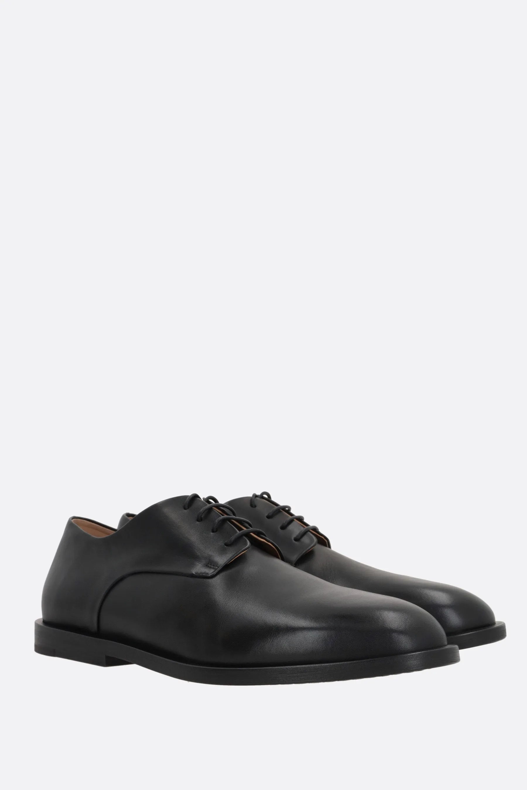 Mando smooth leather derby shoes