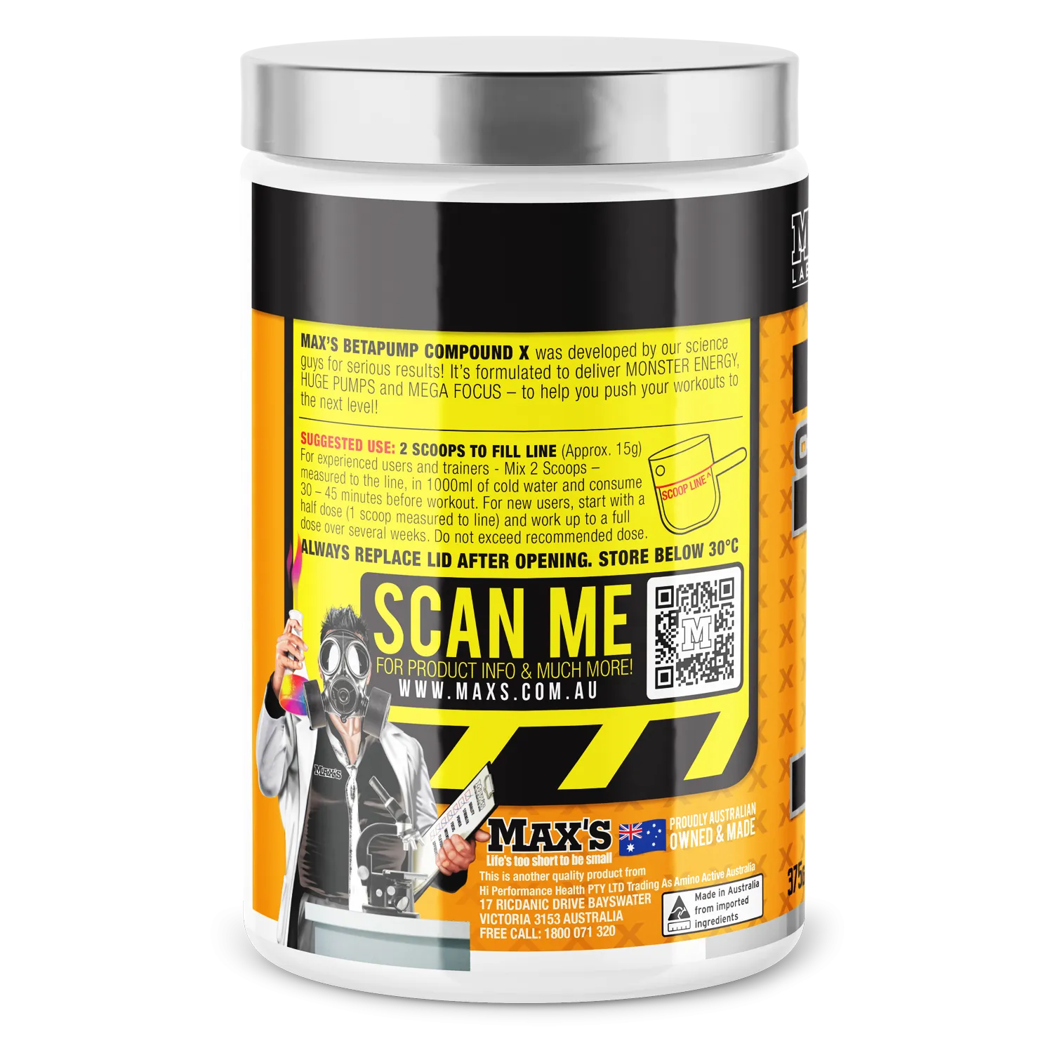 Maxs Beta Pump Compound X