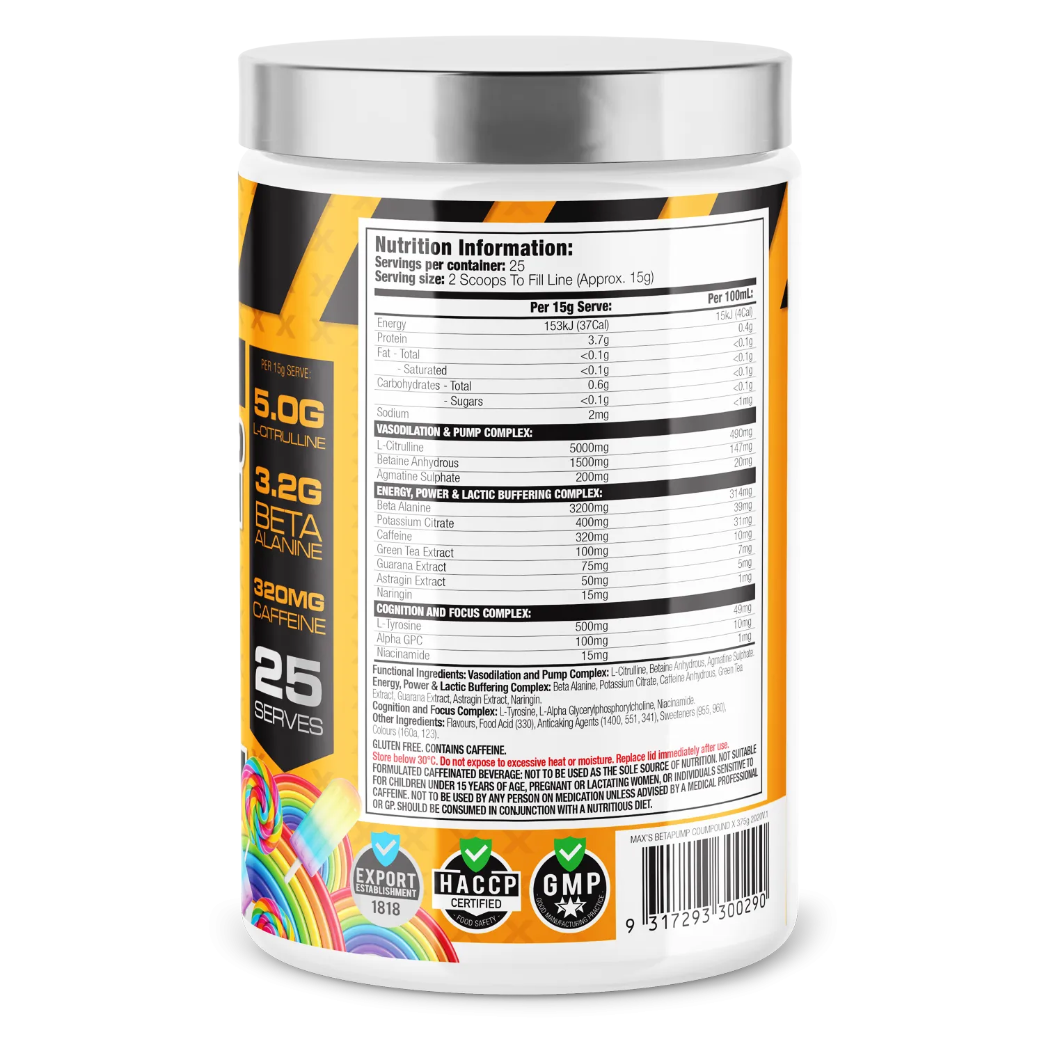 Maxs Beta Pump Compound X