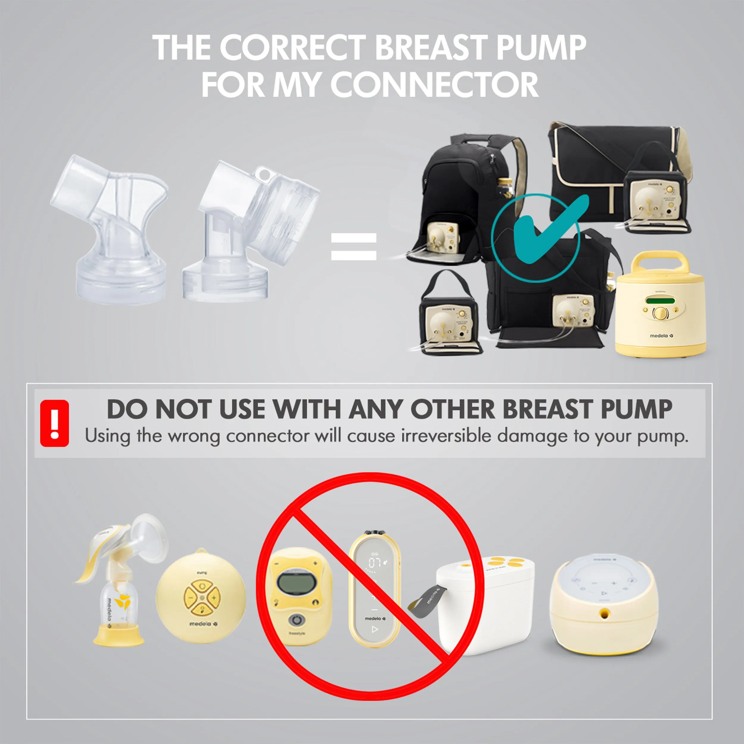 Medela PersonalFit Connectors for Symphony