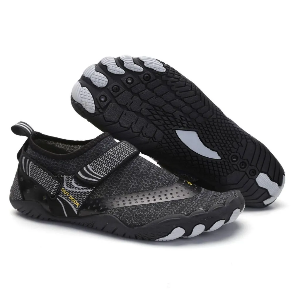 Men’s & Women’s Water Shoes Barefoot Quick Dry Aqua Sports - Black Size EU37 = US4