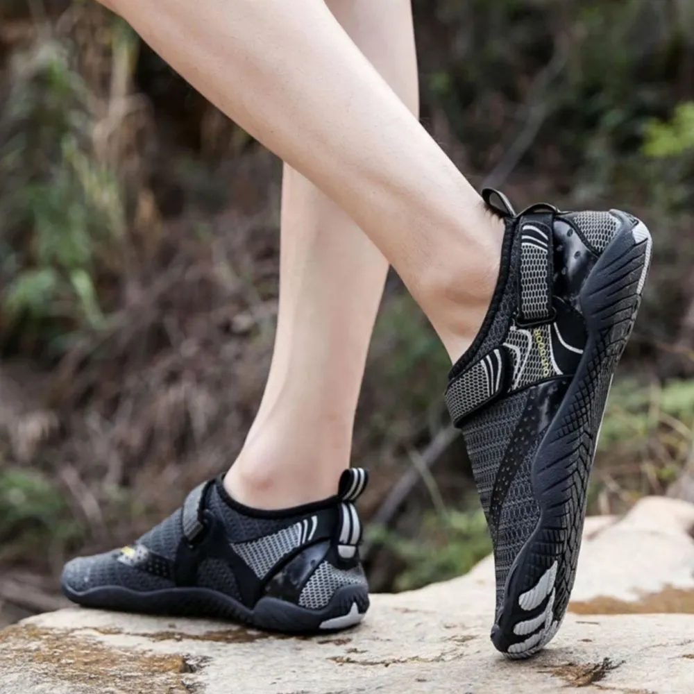 Men’s & Women’s Water Shoes Barefoot Quick Dry Aqua Sports - Black Size EU37 = US4