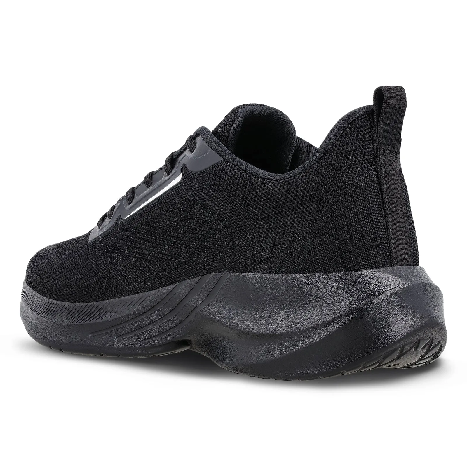 Men's Lace-up Walking Shoe - WS9557 Black Black
