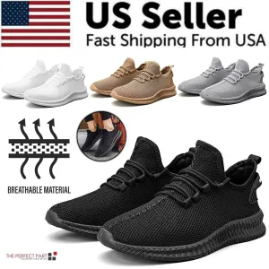 Men's Running Shoes Sneakers Casual Outdoor Athletic Jogging Sports Tennis Gym