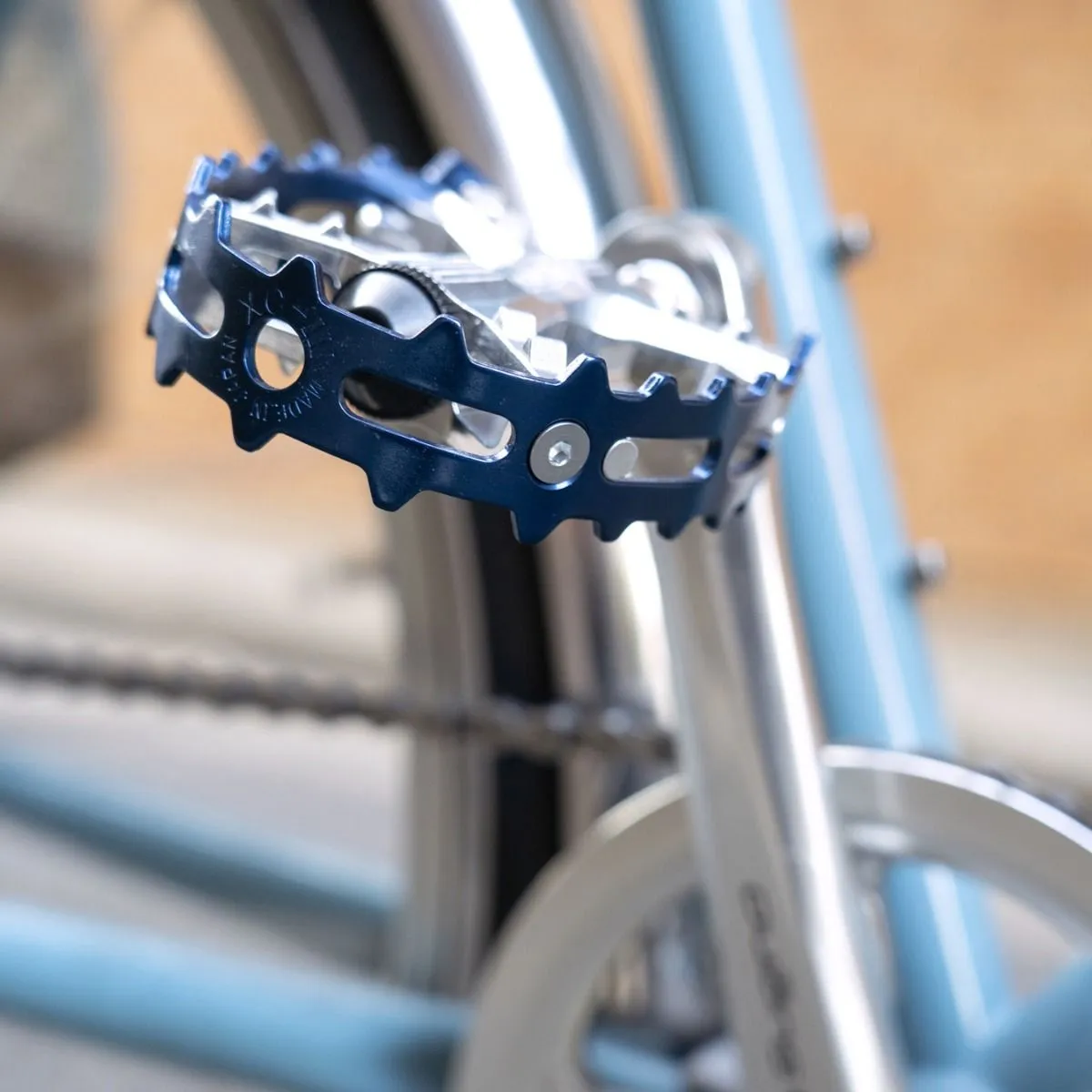 MKS XC-III Bear Trap Pedal Blue
