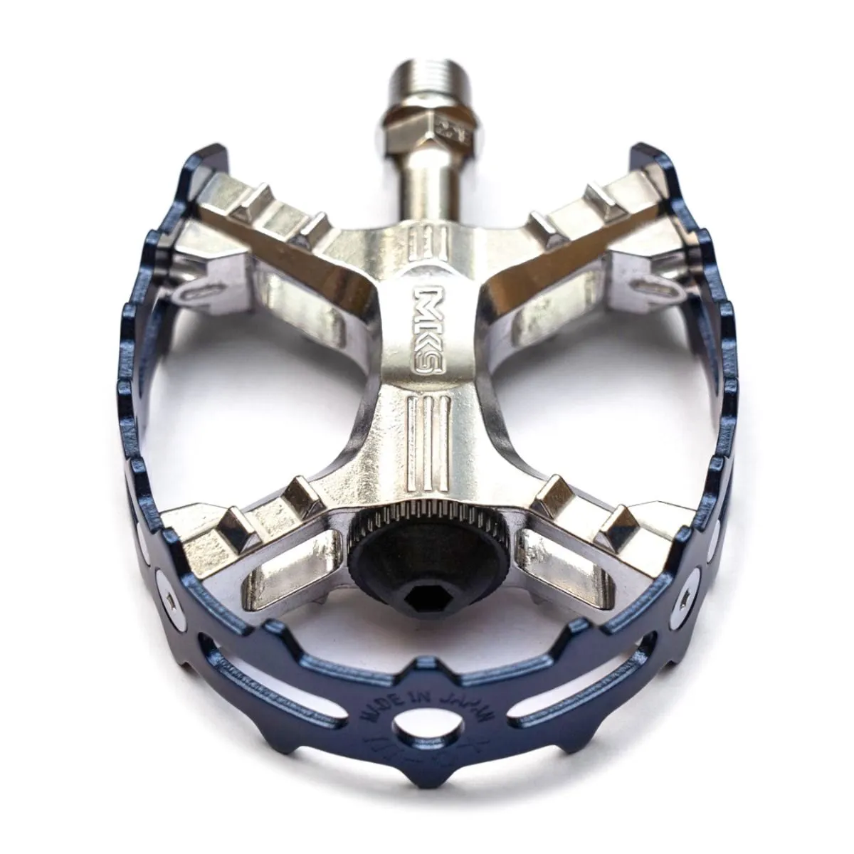 MKS XC-III Bear Trap Pedal Blue