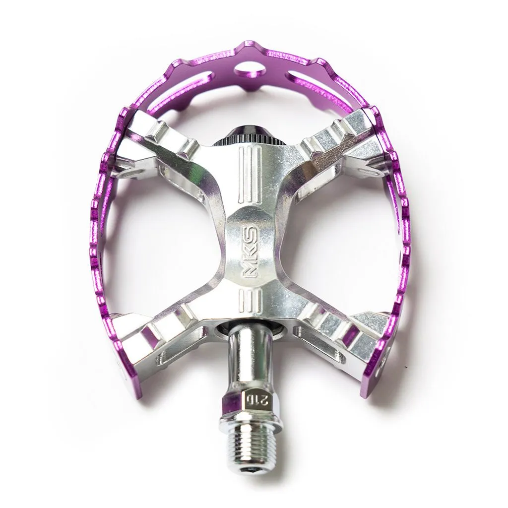 MKS XC-III Bear Trap Pedal Purple