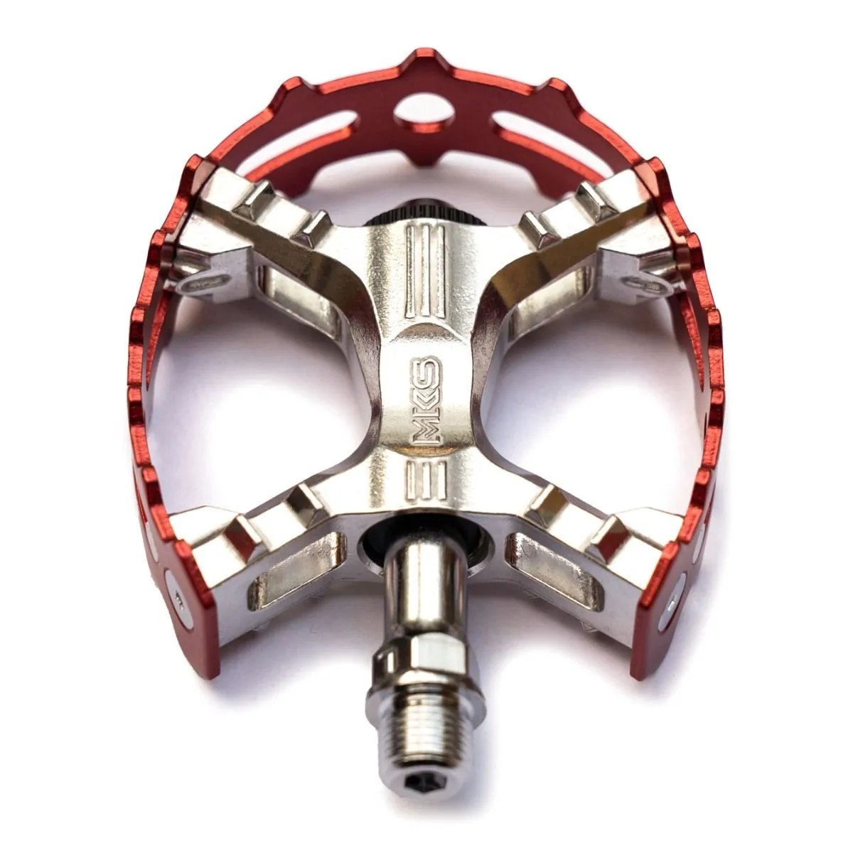 MKS XC-III Bear Trap Pedal Red