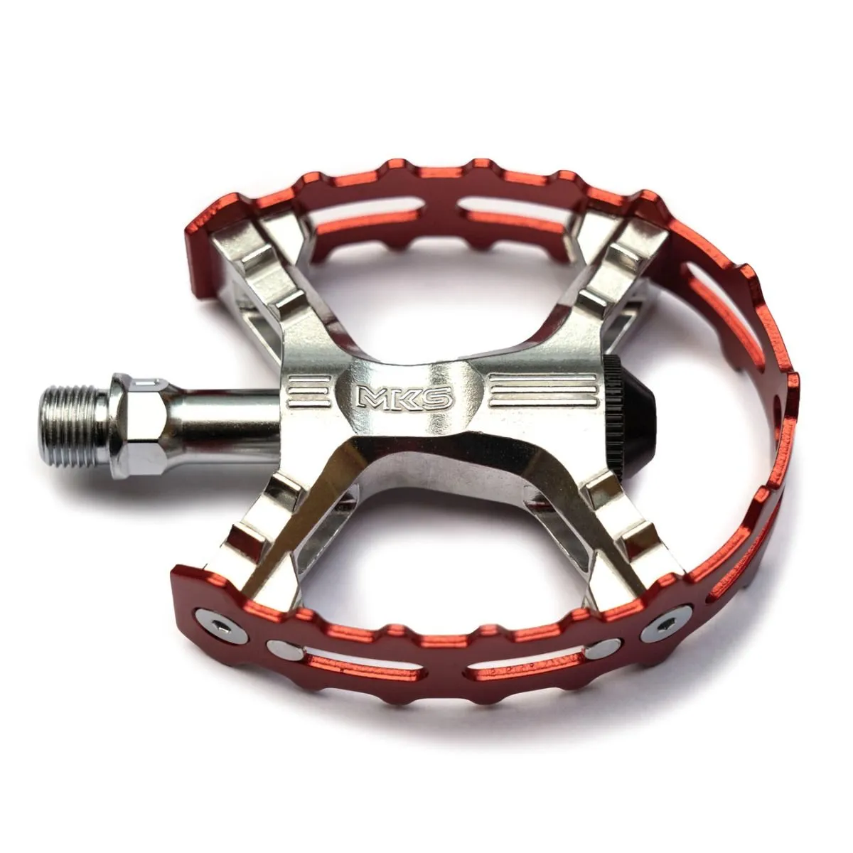 MKS XC-III Bear Trap Pedal Red