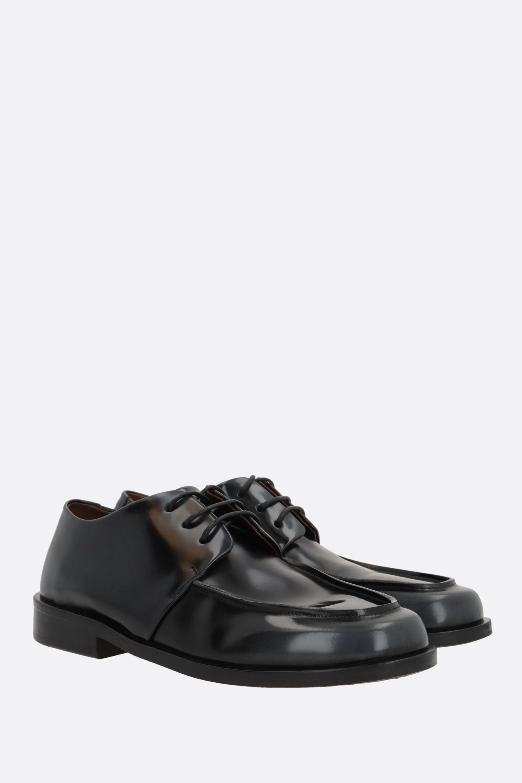 Mocasso brushed leather derby shoes