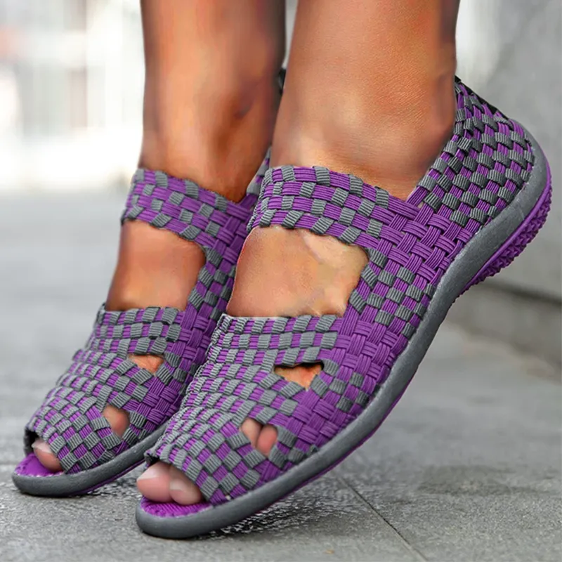 Nanccy Elastic Belt Casual Women Shoes