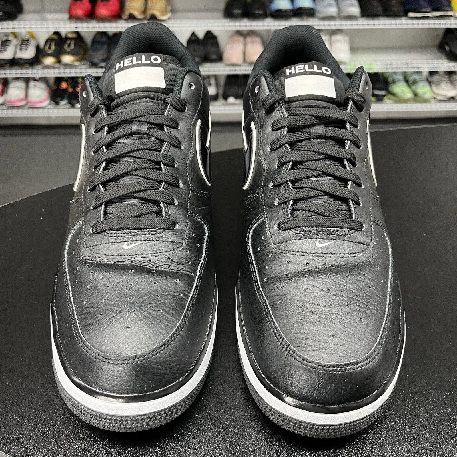 Nike Air Force 1 Low 07 LX Hello Black 2021 CZ0327-001 Men's Size 14