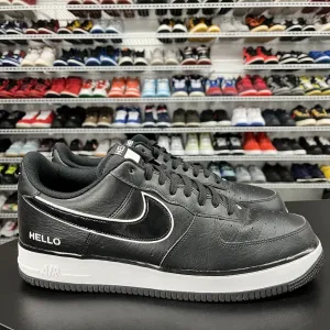 Nike Air Force 1 Low 07 LX Hello Black 2021 CZ0327-001 Men's Size 14