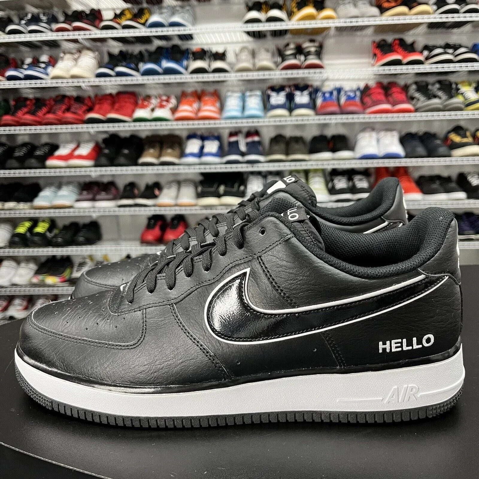 Nike Air Force 1 Low 07 LX Hello Black 2021 CZ0327-001 Men's Size 14
