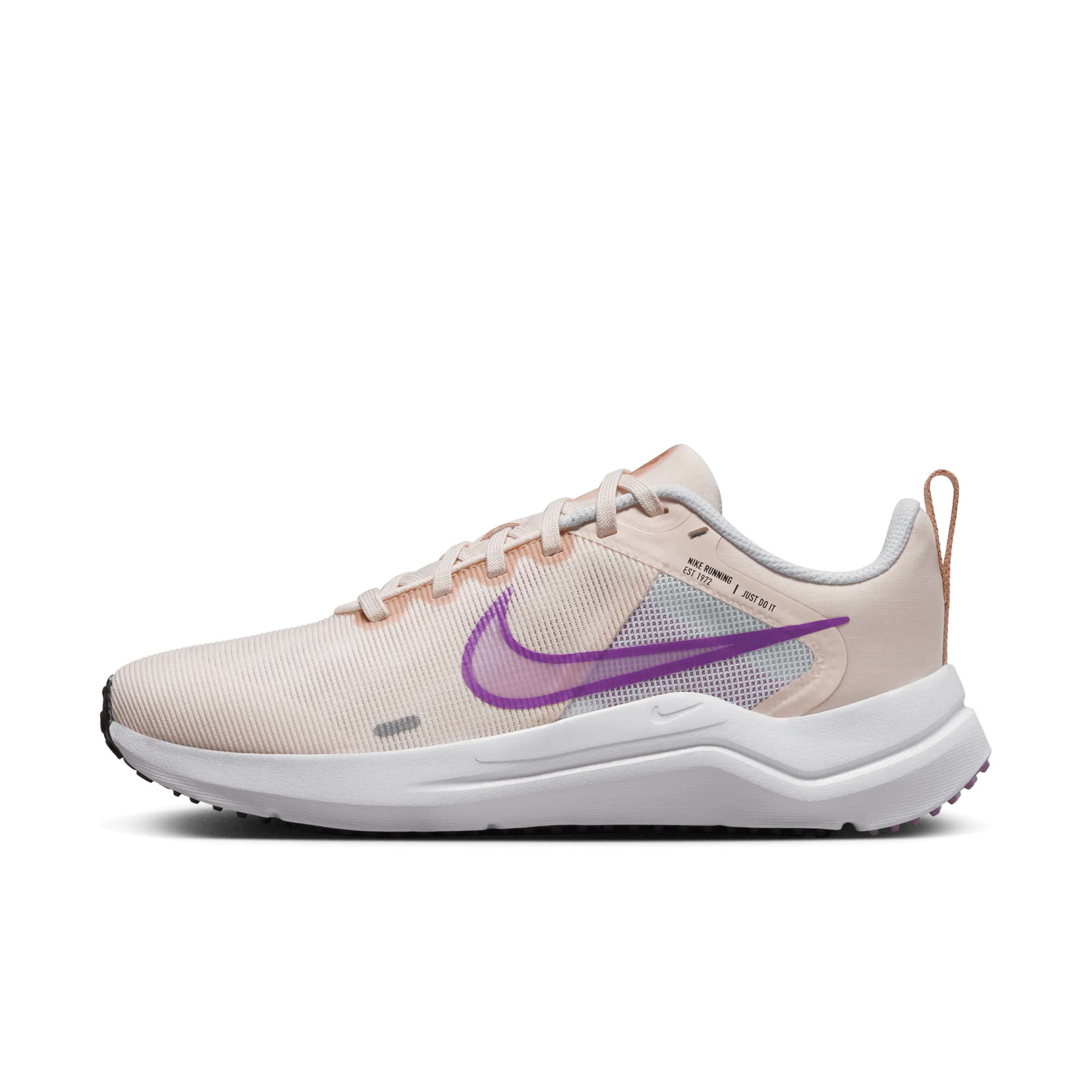 .Nike Downshifter 12 Women's Guava Ice/Pure Platinum/Amber Brown/Rush Fuchsia (DD9294 800) - DGI - R1L3