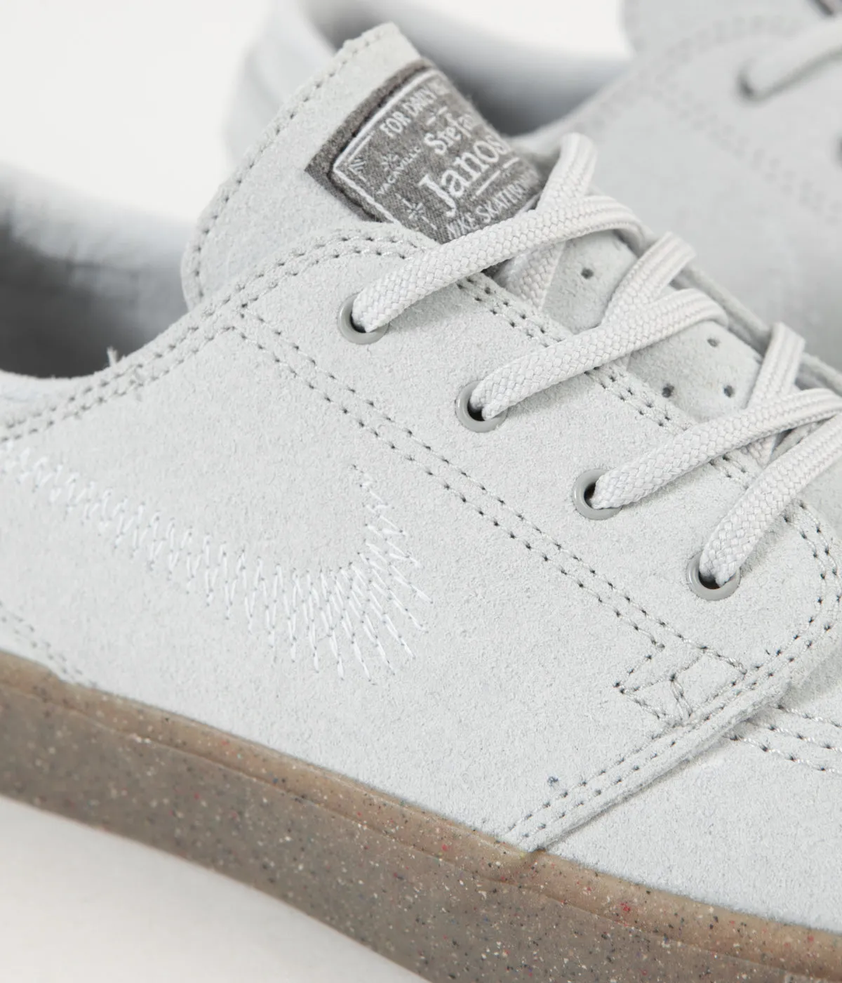 Nike SB Janoski Flyleather Shoes - Pure Platinum / Pure Platinum