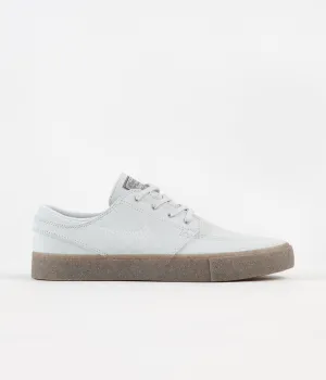 Nike SB Janoski Flyleather Shoes - Pure Platinum / Pure Platinum
