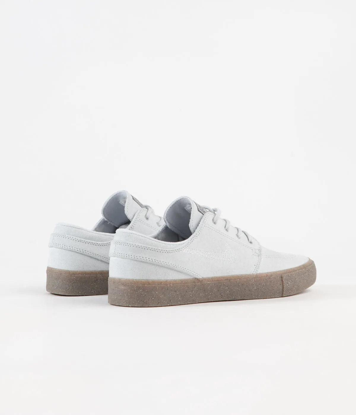 Nike SB Janoski Flyleather Shoes - Pure Platinum / Pure Platinum