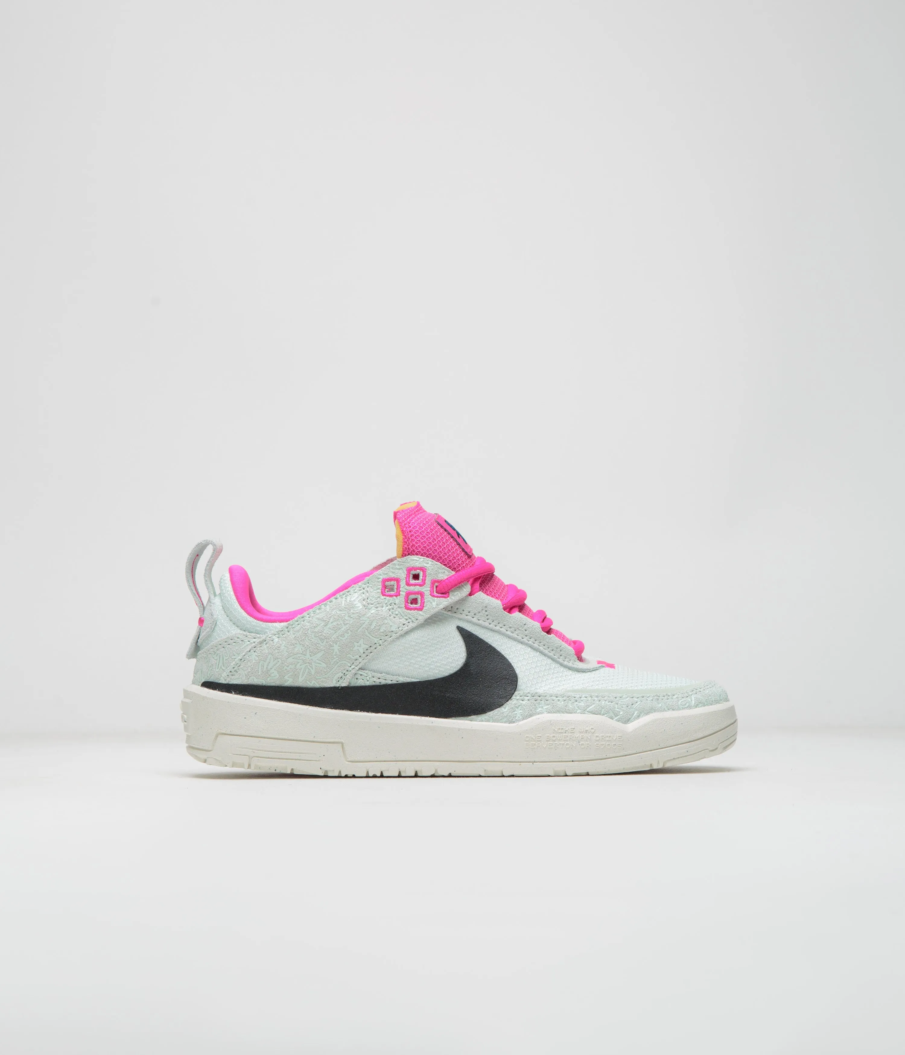 Nike SB Kids Day One Shoes - Sail / Black - Barely Green - Fierce Pink