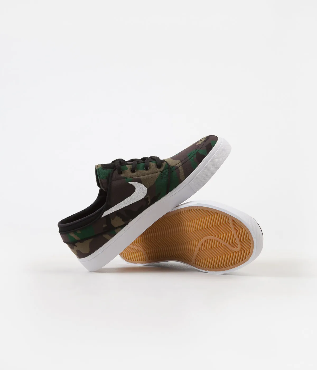Nike SB Stefan Janoski Shoes - Multi Colour / White - White - Gum Yellow