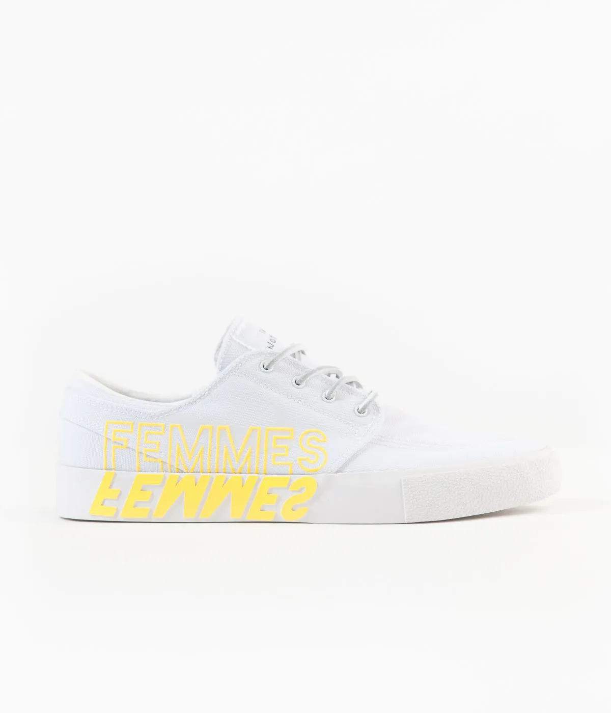 Nike SB x Violent Femmes Janoski Remastered Shoes - White / Clear - White - Tour Yellow
