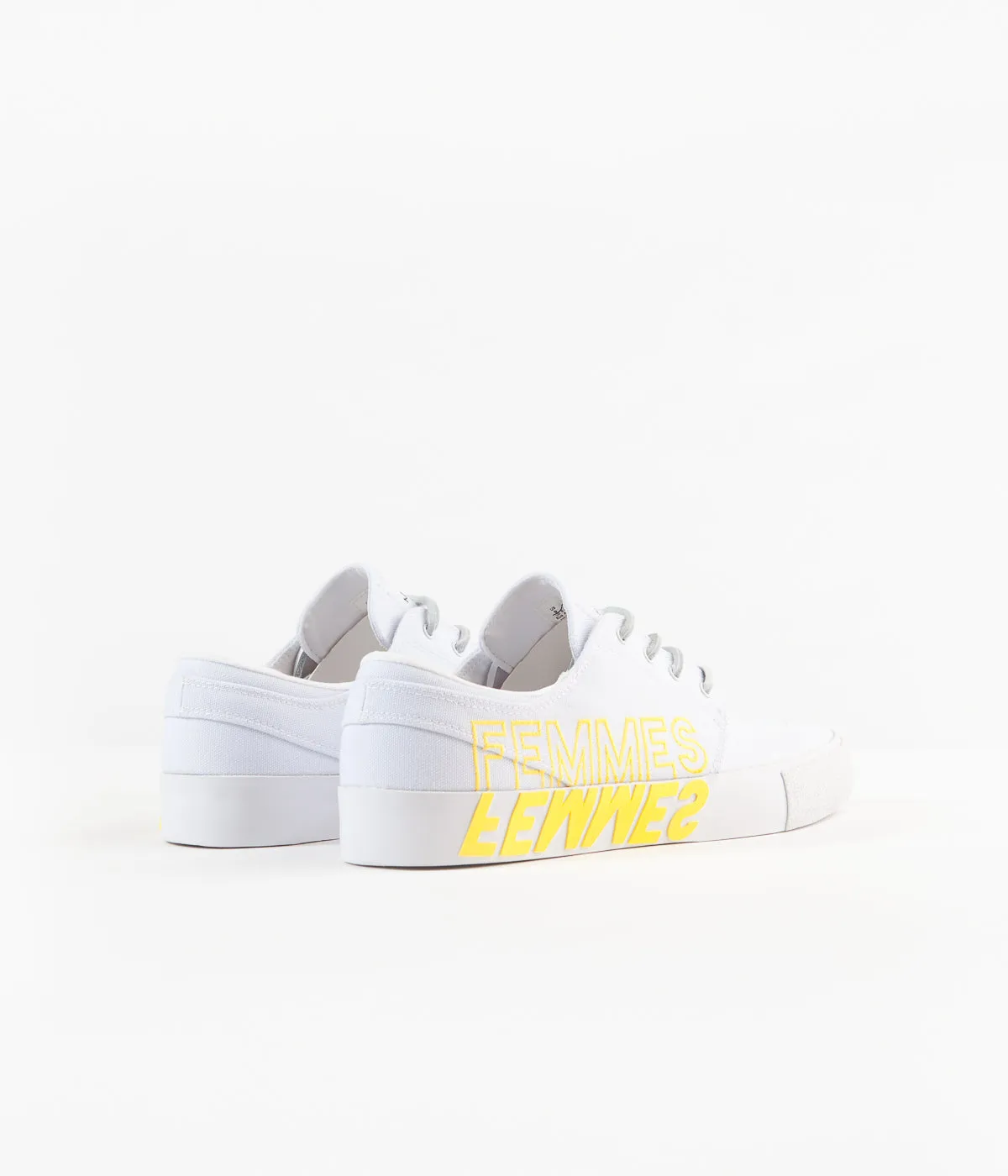 Nike SB x Violent Femmes Janoski Remastered Shoes - White / Clear - White - Tour Yellow