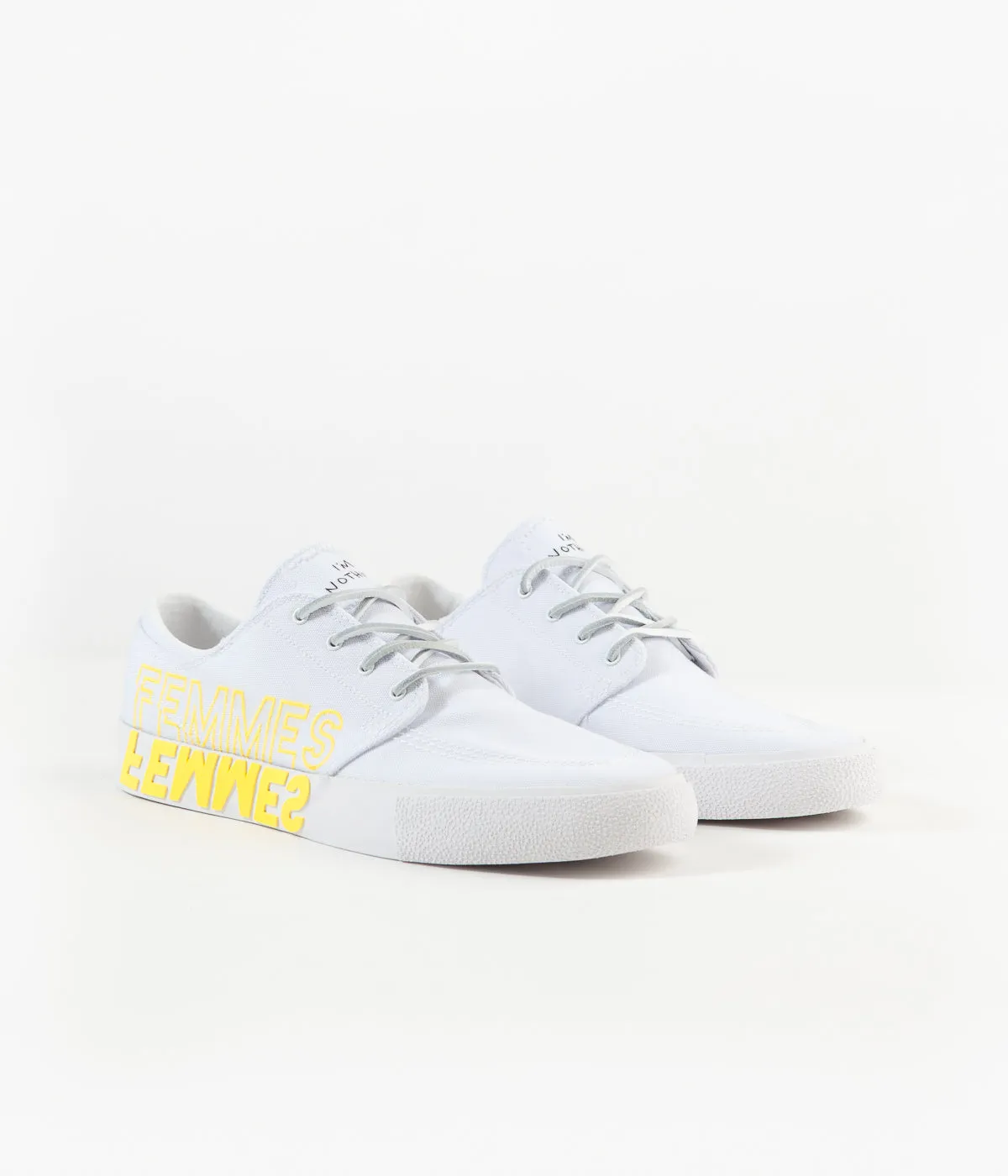 Nike SB x Violent Femmes Janoski Remastered Shoes - White / Clear - White - Tour Yellow