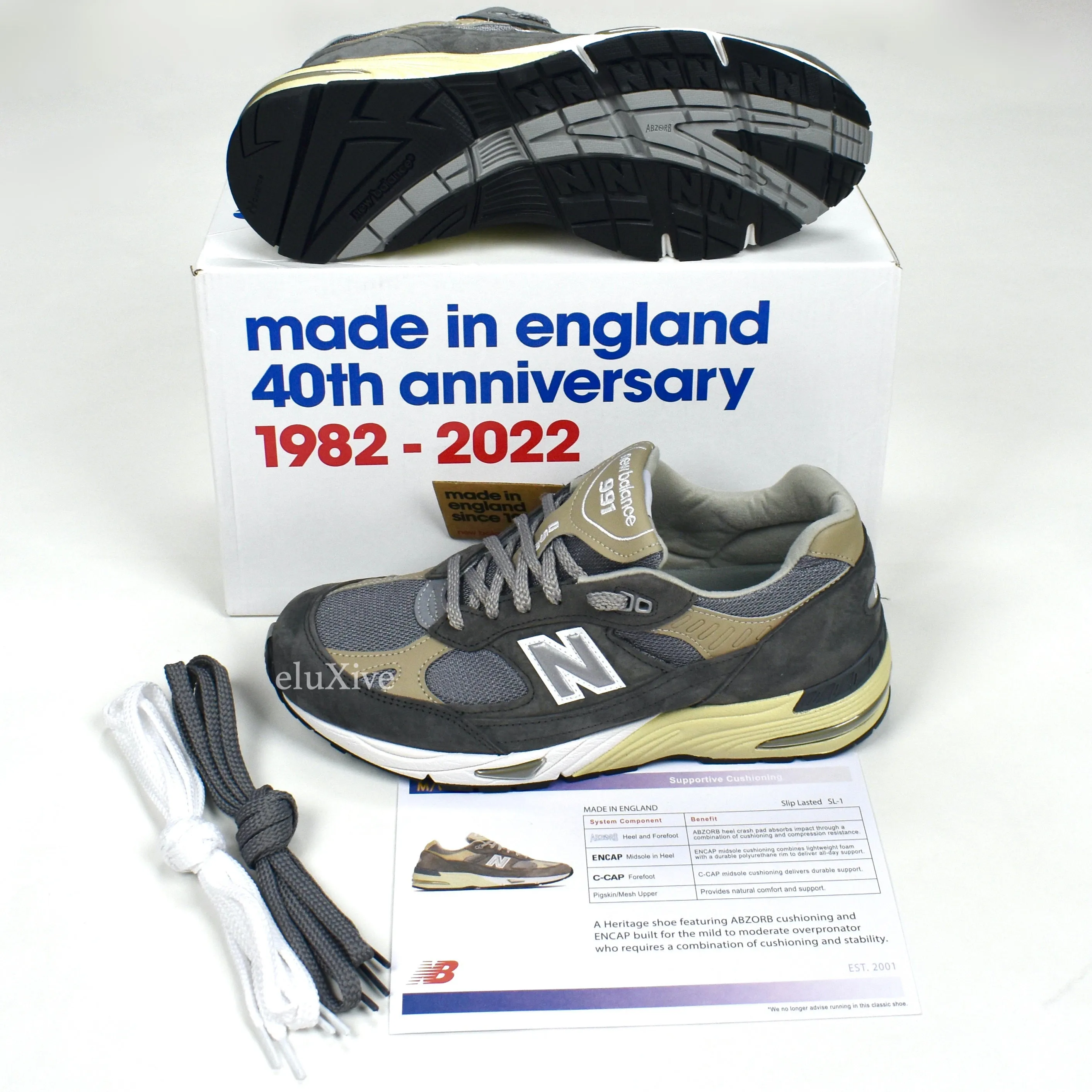 Nike x DSM - 991 Made In UK 40th Anniversary Sneakers (Gray)