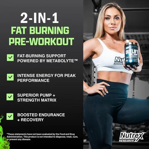 Nutrex Research Outlift Burn Thermogenic Pre Workout