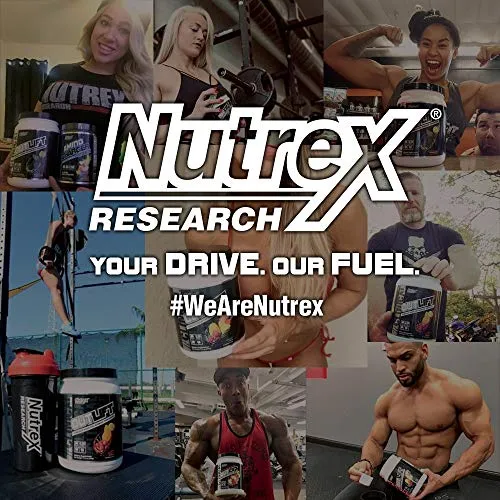 Nutrex Research Outlift | Clinically Dosed Pre-Workout Powerhouse, Citrulline, BCAA, Creatine, Beta-Alanine, Taurine, Banned Substance Free | Blackberry Lemonade | 506 Gram - 17.8 oz