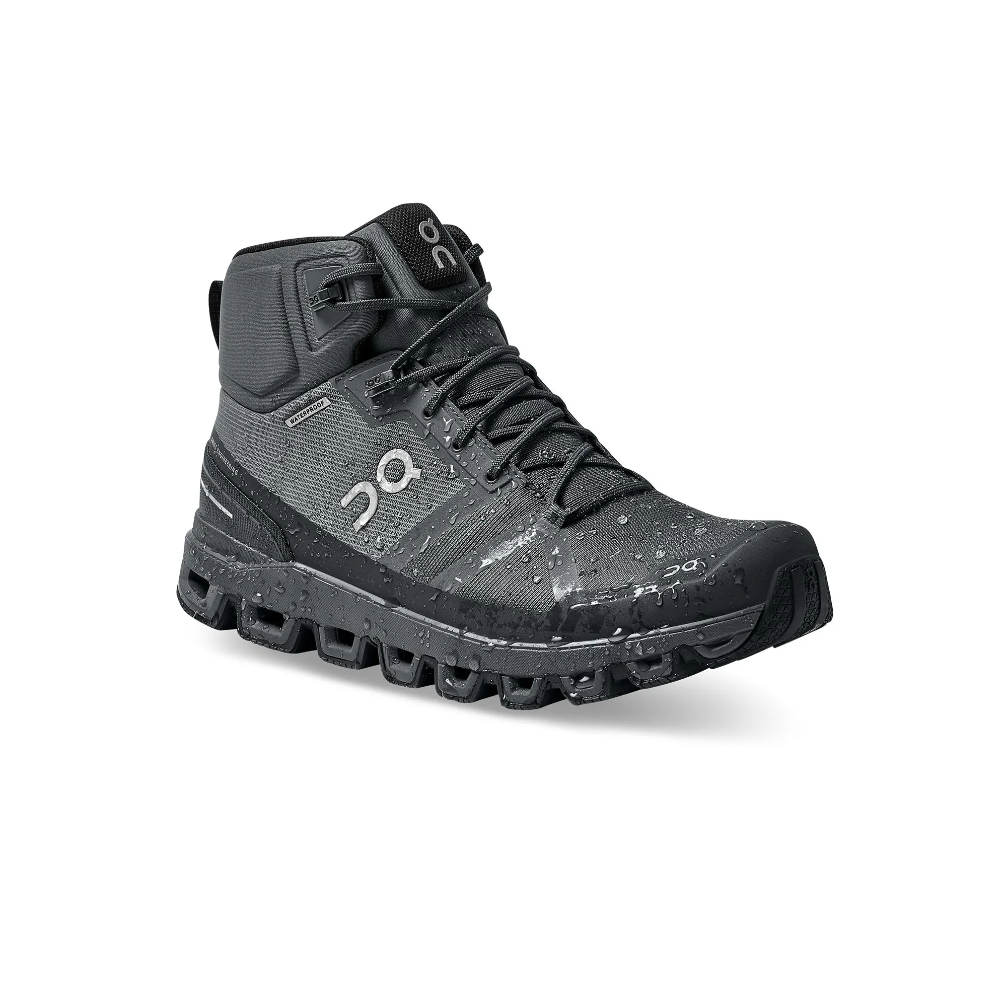 On Mens Cloudrock Waterproof Shoes 'Rock/Eclipse'