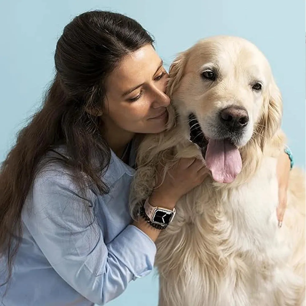 Paws & Play Hollow-Out Silicone Strap for Apple Watch- Navy