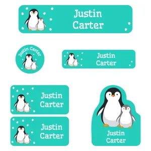 Penguins Daycare Labels Pack