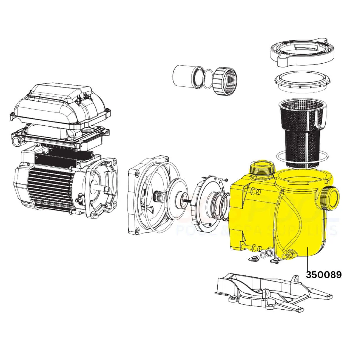 Pentair Housing Volute For SuperFlo VST Pumps | 350089