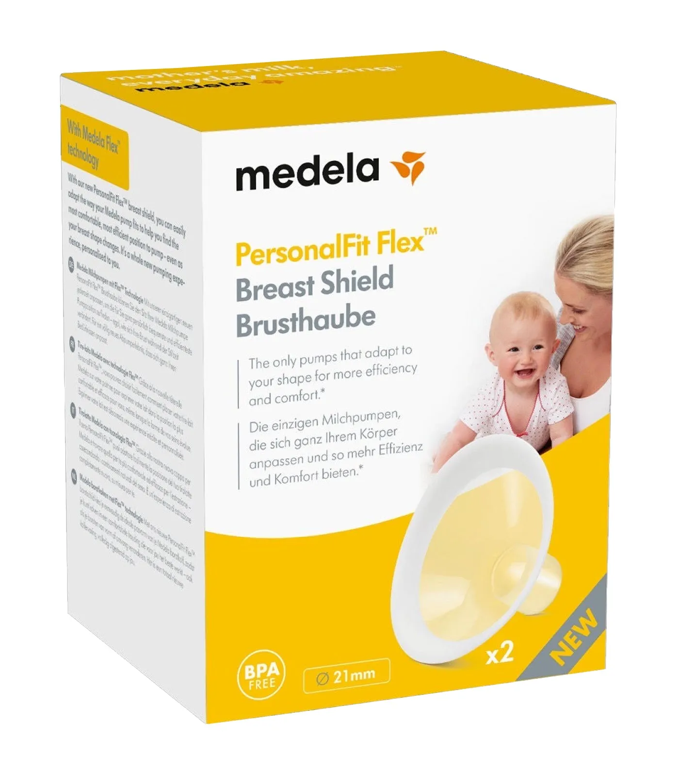PersonalFit Flex™ Breast Shield 21mm