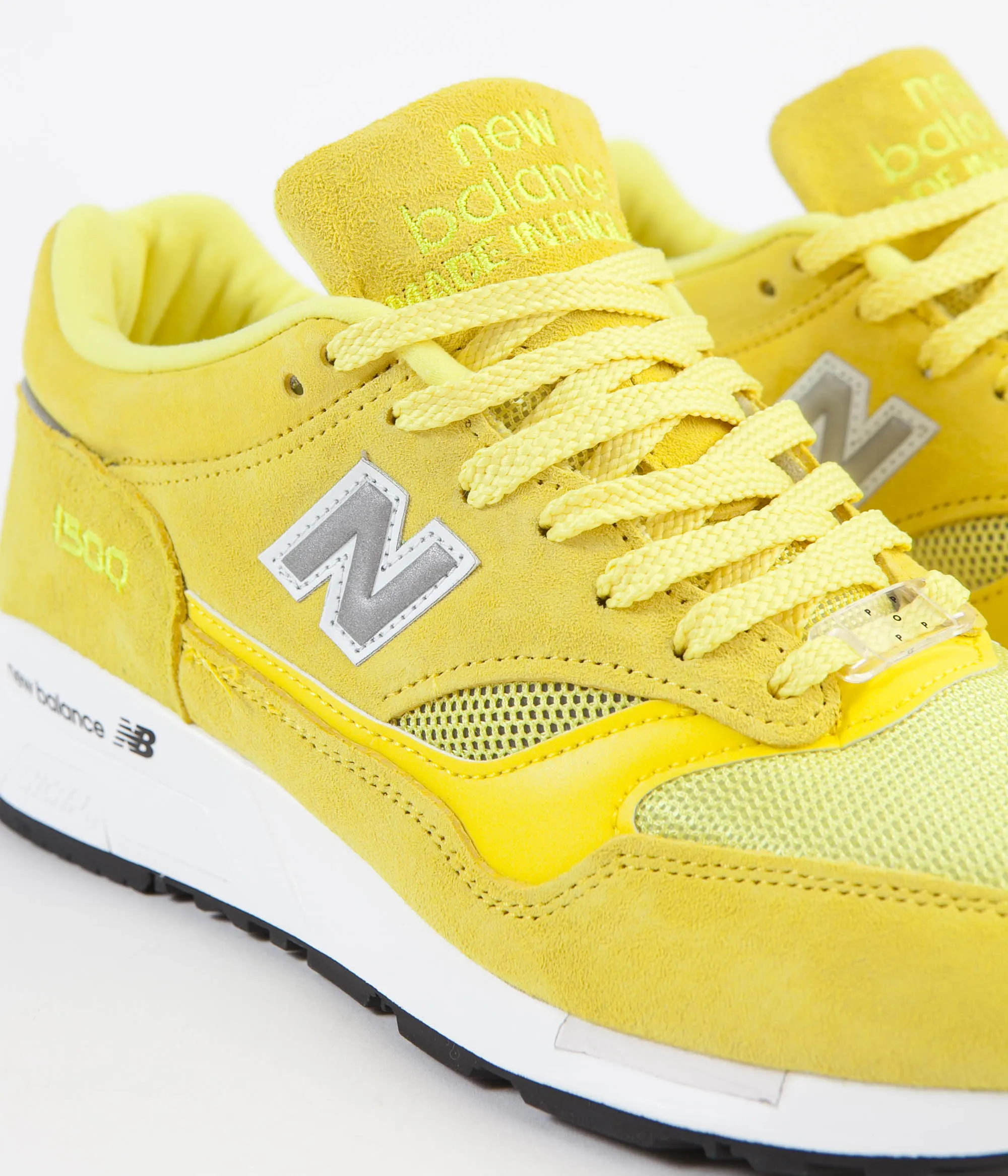 Pop Trading Company x New Balance M1500 Shoes - Electric Yellow