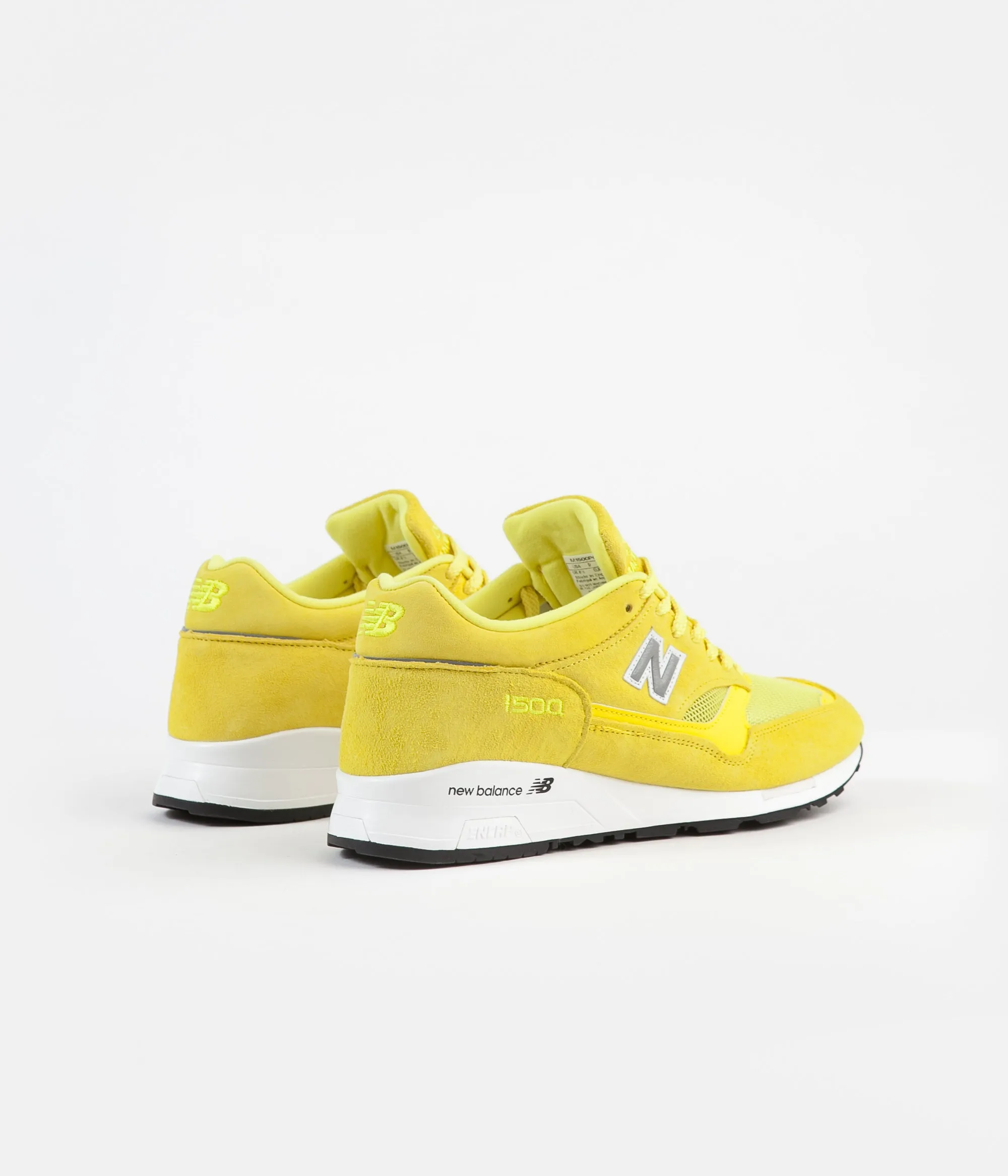 Pop Trading Company x New Balance M1500 Shoes - Electric Yellow