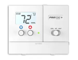 ProStat Two-Stage Heating/Single-Stage Cooling Non- Programmable Thermostat PSP2100