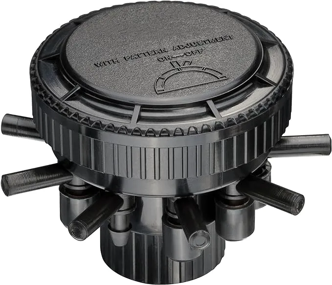 Rain Bird 9-Port Pipe Thread Adjustable Flow