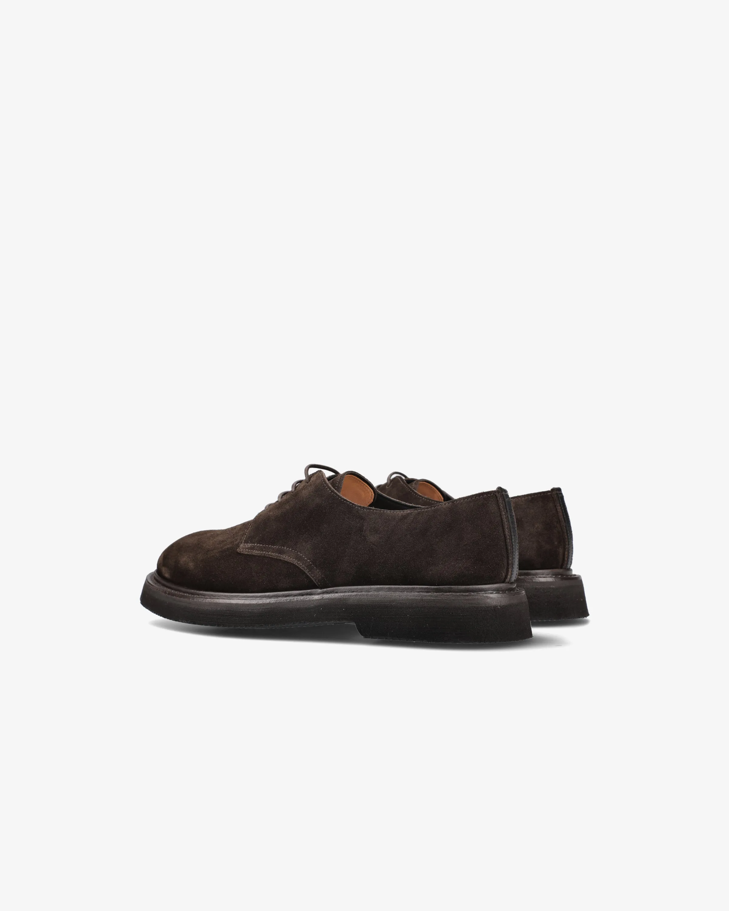 Rain suede lace-up shoes