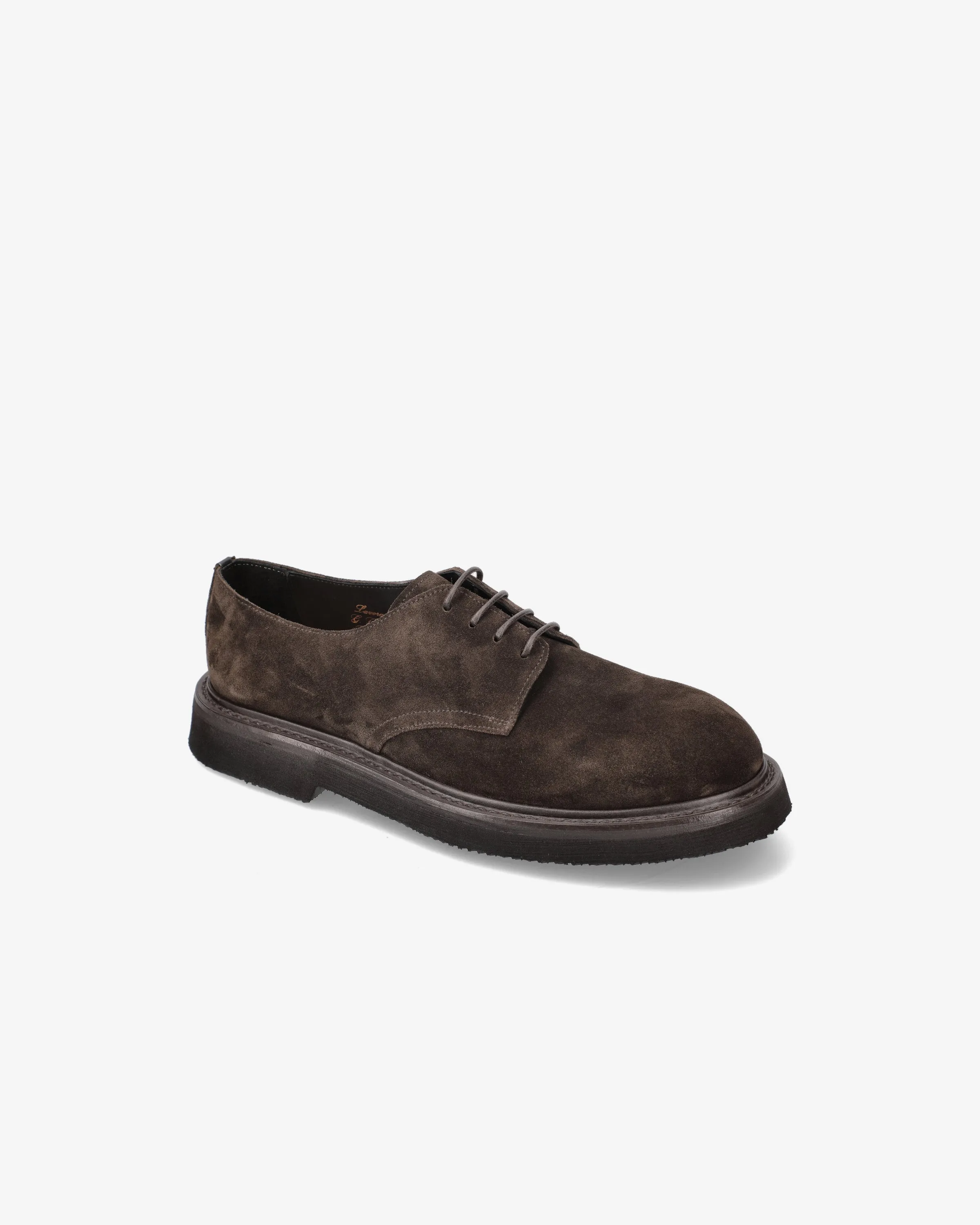 Rain suede lace-up shoes